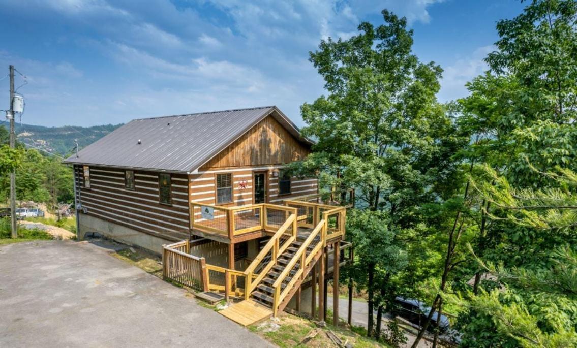 Smoky View With A Twist Villa Pigeon Forge Exteriör bild