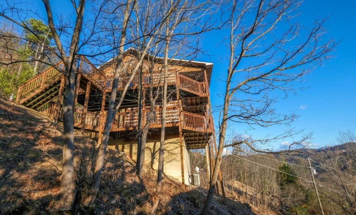 Smoky View With A Twist Villa Pigeon Forge Exteriör bild