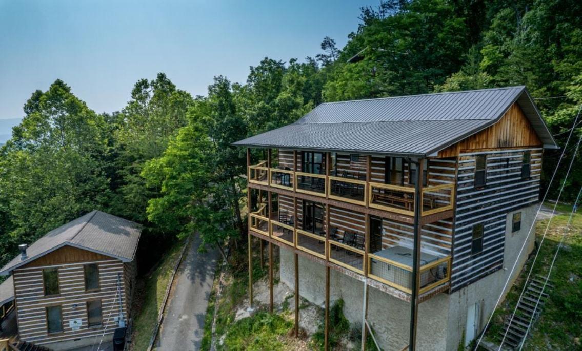 Smoky View With A Twist Villa Pigeon Forge Exteriör bild